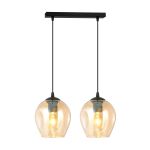 Emibig Hanglamp Istar Staal Zwart | Geschikt voor 2x E27 - Max 10W