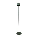 Eglo Vloerlamp Roccanova-L Solar Staal Groen 2W 270lm - 830 Warm Wit | IP44 - Aanraak dimbaar - USB-C