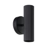 Eglo Wandlamp Portillo Staal Zwart Up & Down | Geschikt voor 2x GU10