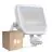Voordeelpak 8x Ledvance LED Floodlight Aluminium Wit 41W 5500lm 100D - 830 Warm Wit | IP65 - Bewegings- En Lichtsensor - Symmetrisch