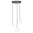 Emibig Hanglamp Royal Staal Zwart | Geschikt voor 3x E14 - Max 10W