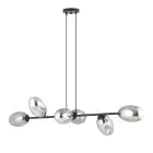 Emibig Hanglamp Pandora Staal Zwart | Geschikt voor 6x E14 - Max 10W