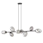 Emibig Hanglamp Pandora Staal Zwart | Geschikt voor 8x E14 - Max 10W