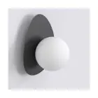 Emibig Wandlamp Ovo Staal Zwart | Geschikt voor 1x G9 - Max 8W