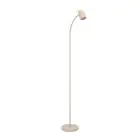 Eglo Vloerlamp Carlo Staal Zanderig | Geschikt voor E14